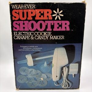 Vintage Wear-Ever Super Shooter No. 70001 Electric Cookie Canapé Candy Maker